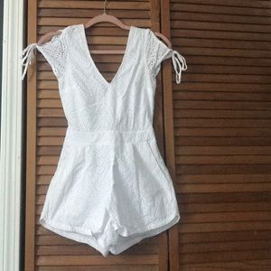 Express white summer Romper! Open to offers!